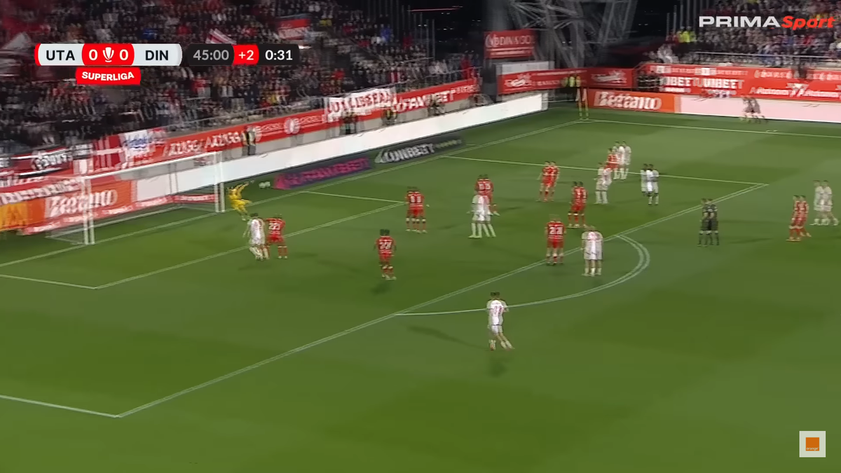 Golul lui Cătălin Cîrjan din UTA Arad - Dinamo