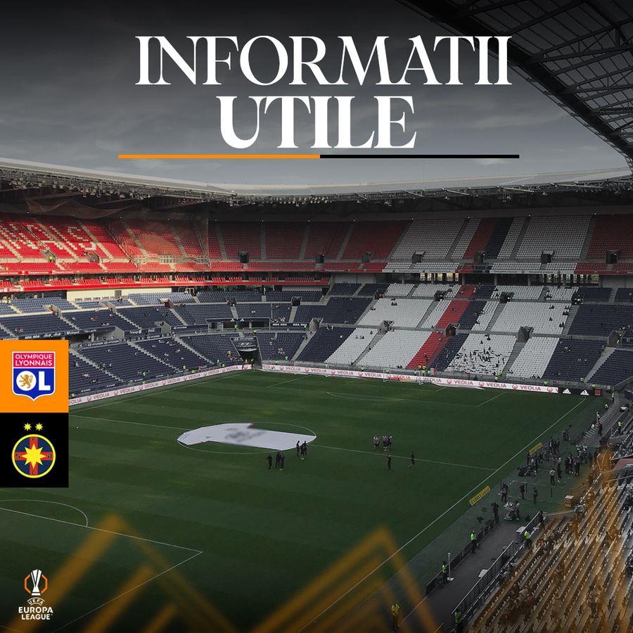 FCSB, anunț important pentru fanii care fac deplasarea la Lyon: „Singura cale permisă”