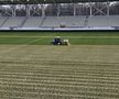 Se schimbă gazonul pe stadionul Arcul de Triumf