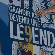 Muralul cu Karim Benzema de la Lyon FOTO: Ionuţ Iordache (GSP)