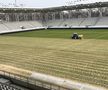Se schimbă gazonul pe stadionul Arcul de Triumf