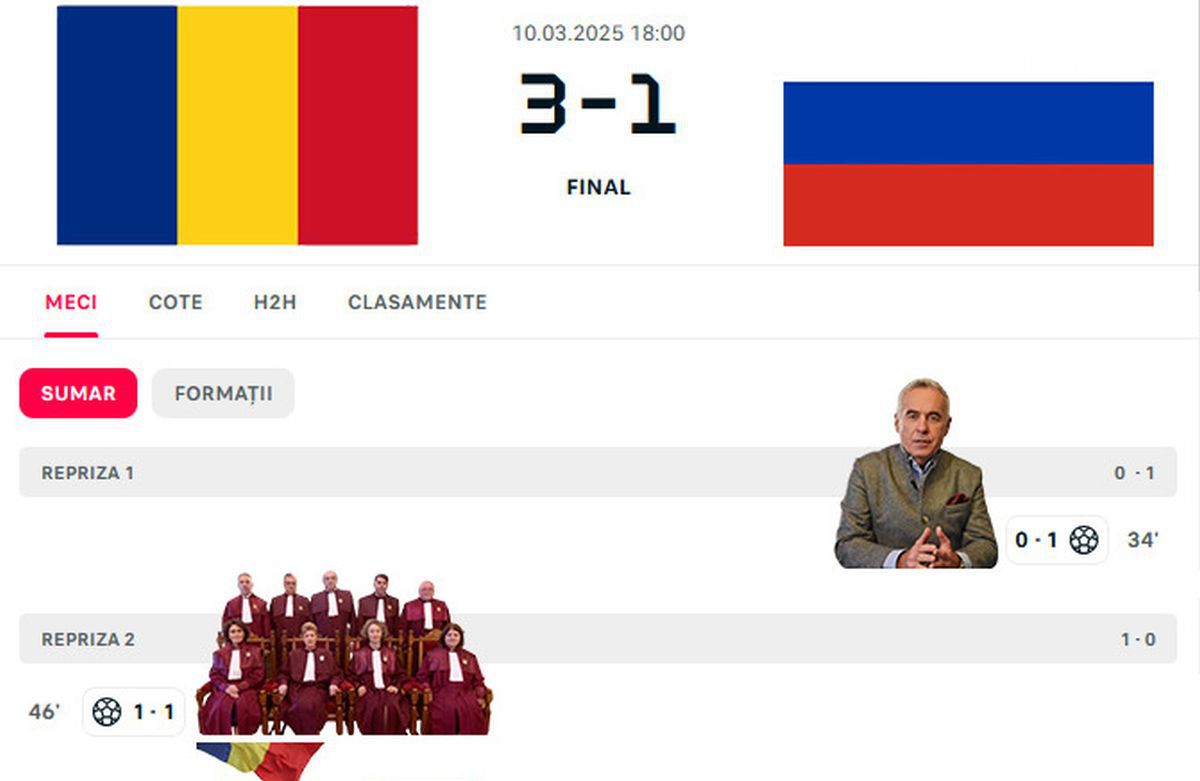 Candidatura lui Călin Georgescu, respinsă: cele mai tari memeuri » Fanii fotbalului chiar s-au implicat și au dat drumul glumelor