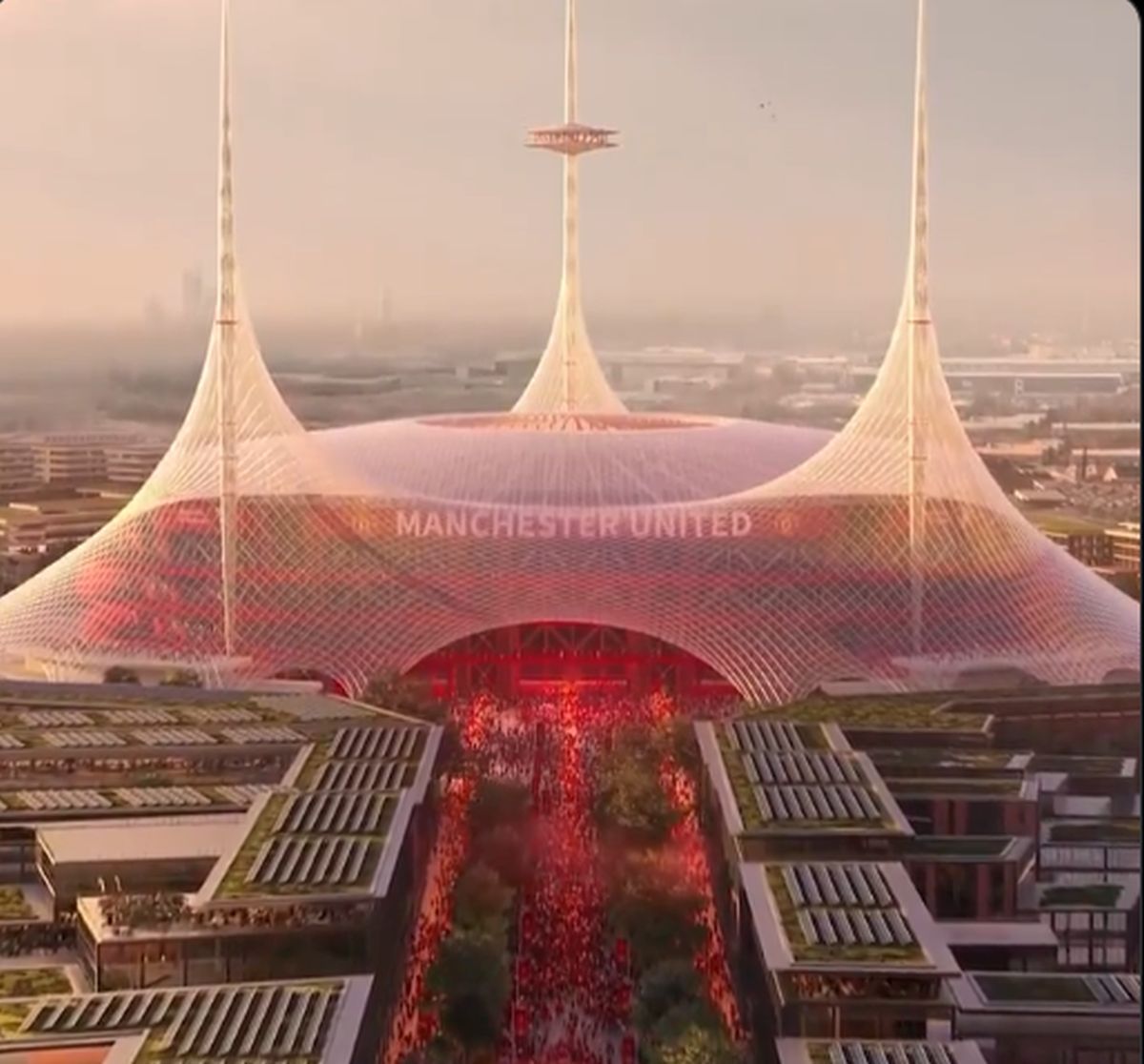 Noul stadion al lui Manchester United - randări