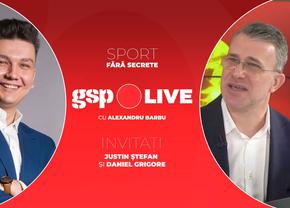 Azi, la GSP Live: Superliga fierbe. Justin Ștefan, secretarul general LPF, a fost în studio