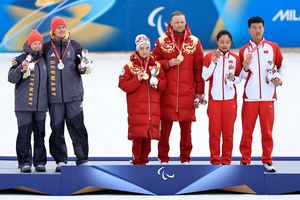 Protest pe podium la Jocurile Paralimpice! Germanii le-au întors spatele rușilor în momentul intonării imnului