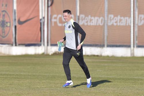 Mirel Rădoi, la primul antrenament la FCSB / Foto: Cristi Preda GSP