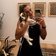Aryna Sabalenka, alături de Ash, câinele ei/Foto: Instagram (Aryna Sabalenka)