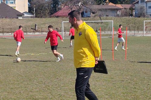 Vladislav Rosic, noul antrenor al lui FC Muscelul Câmpulung / foto: Facebook @MuscelTv Campulung