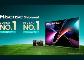 Hisense, lider global în 2025 pe segmentele televizoarelor de peste 100 de inci și Laser TV