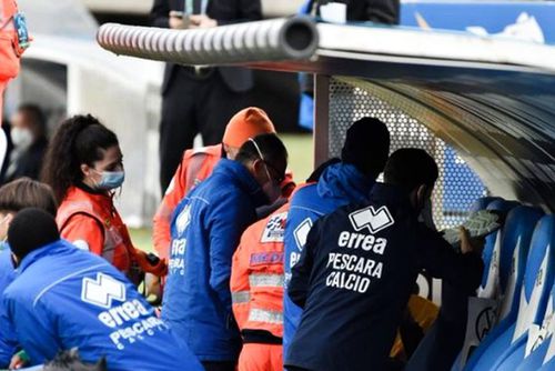 Gianluca Grassadonia a leșinat pe bancă. Sursă foto: La Presse
