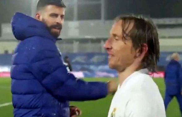 Modric și Pique, dialog fără perdea după Real Madrid - Barcelona 2-1: „Te duci să plângi, nu?”