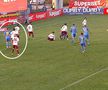 Le-a scos mingea din poartă! Eroare gravă de arbitraj în Rapid - Dunărea Călărași