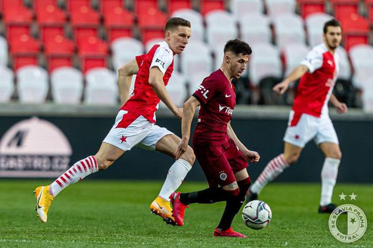 Tiki-taka Stanciu în Slavia - Sparta » Niță n-a avut nicio șansă! Defensivă umilită printr-o fază genială