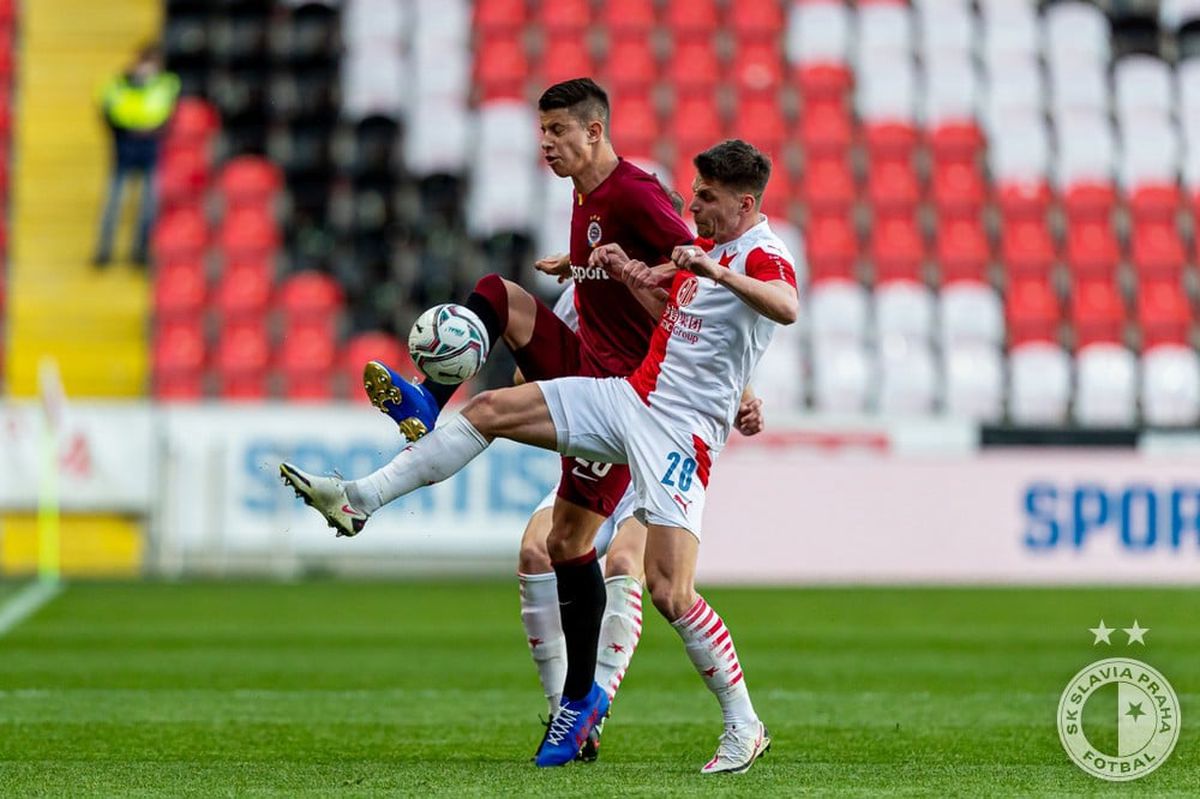 Tiki-taka Stanciu în Slavia - Sparta » Niță n-a avut nicio șansă! Defensivă umilită printr-o fază genială