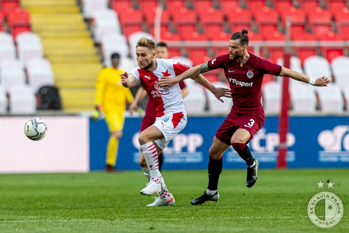 Tiki-taka Stanciu în Slavia - Sparta » Niță n-a avut nicio șansă! Defensivă umilită printr-o fază genială