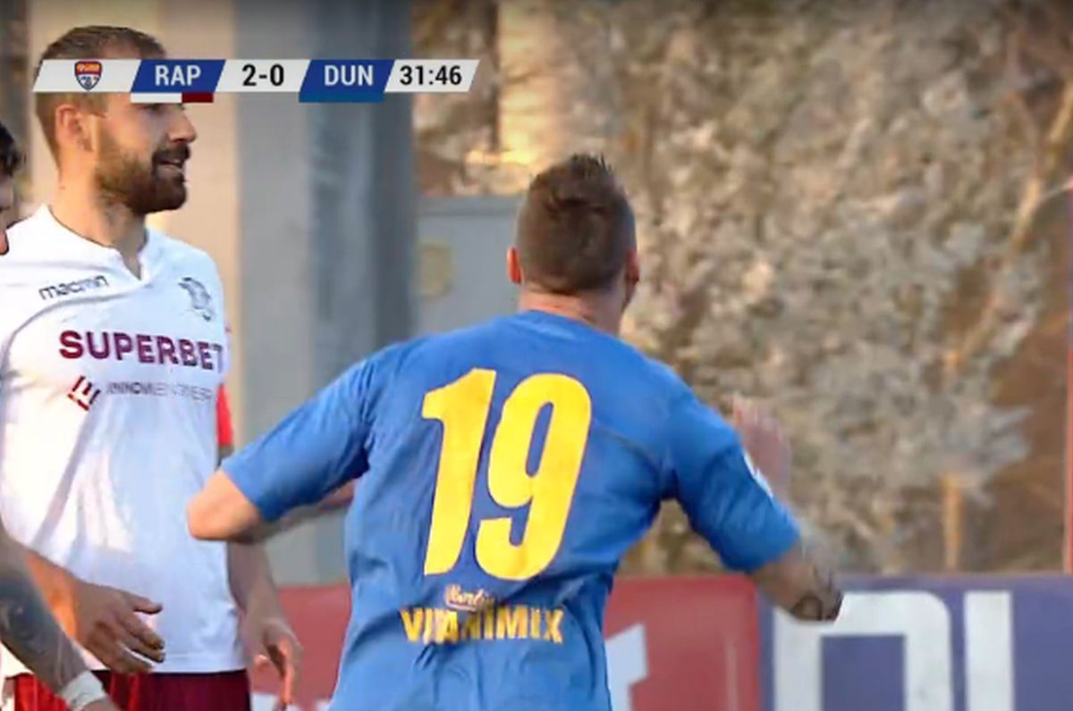 Gol anulat Cristi Bud, Rapid - Dunărea Călărași