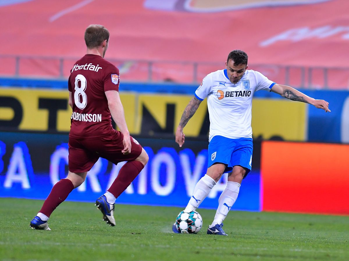 5 fotbaliști s-au remarcat în CS Universitatea Craiova - CFR Cluj