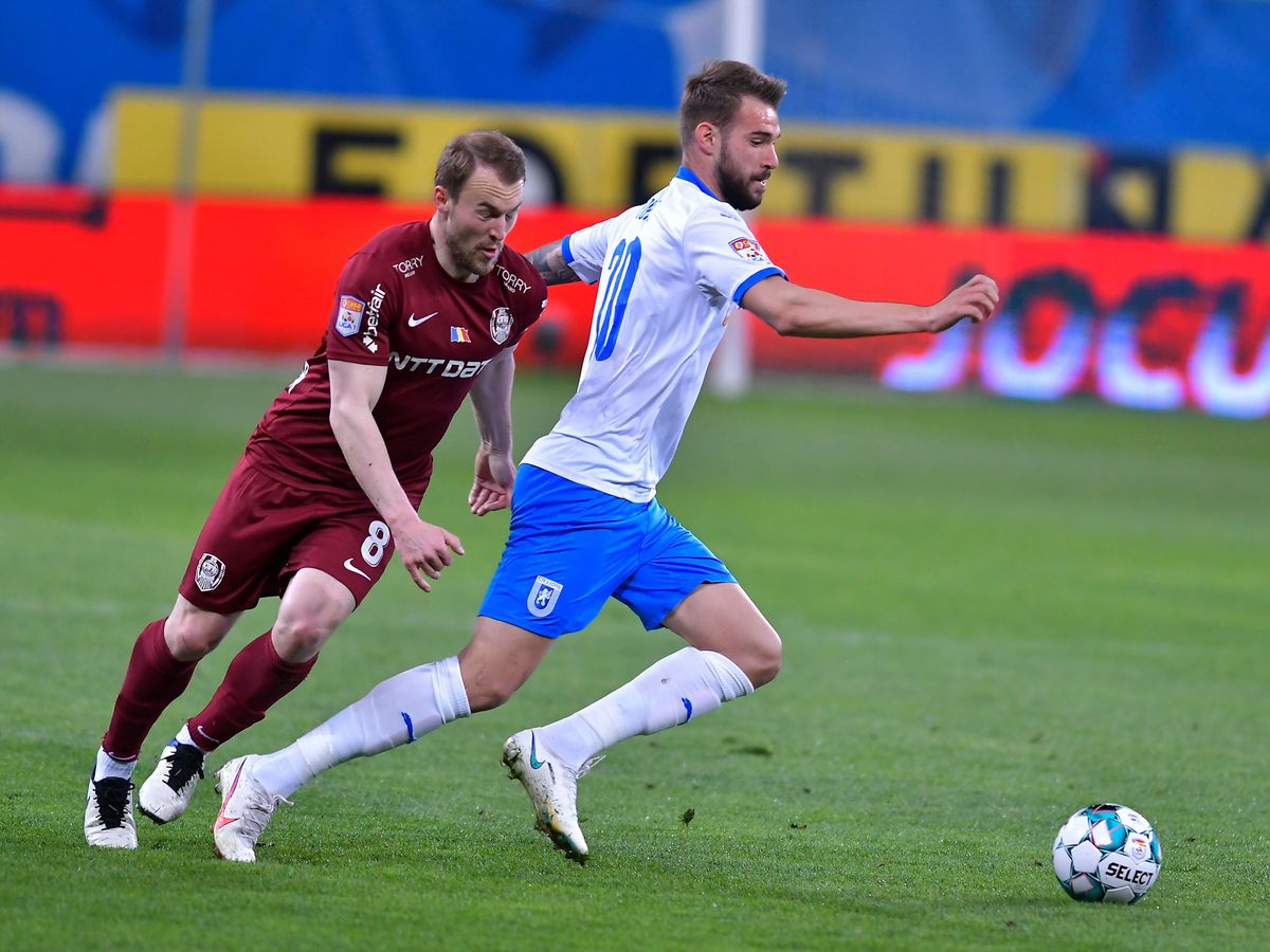 Craiova și CFR Cluj, remiză pentru FCSB! Clasamentul la startul play-off-ului