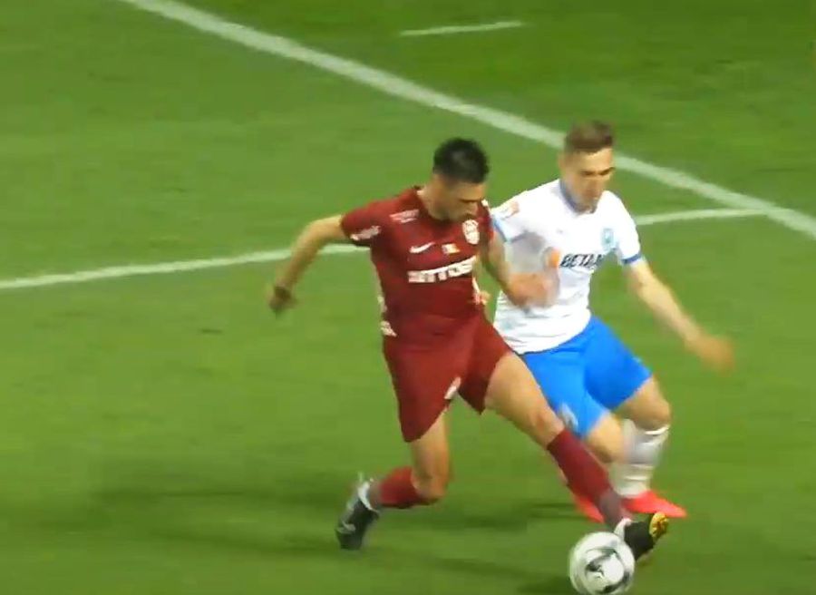 Balaj consideră că Hațegan s-a păcălit în Craiova - CFR Cluj: „Trebuia să dea penalty”