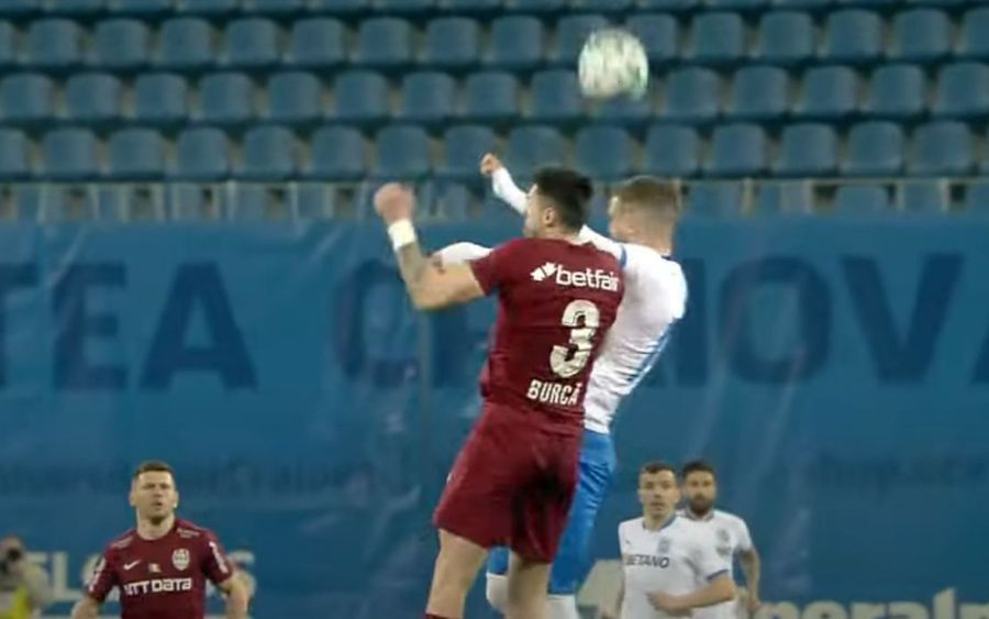 Balaj consideră că Hațegan s-a păcălit în Craiova - CFR Cluj: „Trebuia să dea penalty”