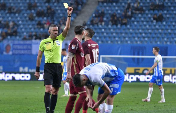 CSU Craiova acuză arbitrajul lui Radu Petrescu: „Chiar și cu brigada de arbitri, CFR nu a putut să ne învingă”