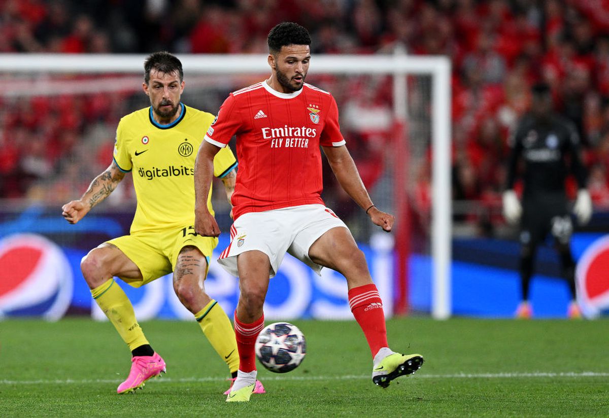 Benfica - Inter, în „sferturile” Ligii Campionilor / FOTO: GettyImages