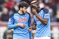 Lovitură grea pentru Napoli! Golgheterul echipei nu a fost convocat pentru meciul de mâine din „sferturile” Ligii Campionilor cu Milan