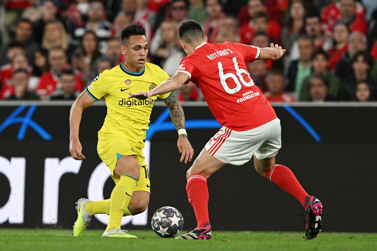 Benfica - Inter, în „sferturile” Ligii Campionilor / FOTO: GettyImages