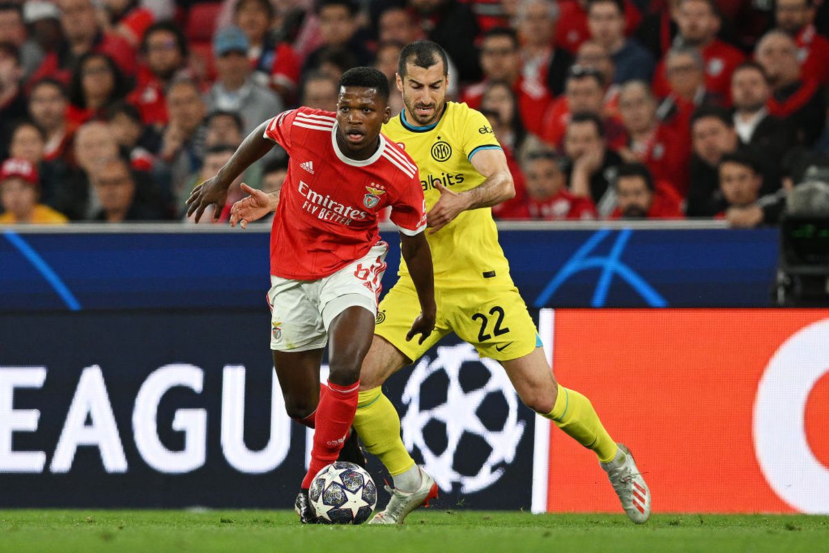 Benfica - Inter, în „sferturile” Ligii Campionilor / FOTO: GettyImages