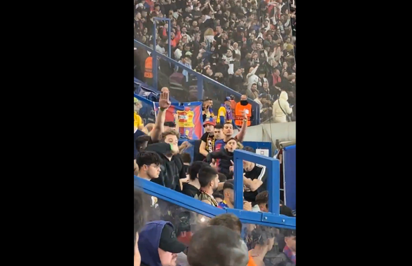 Doi fani ai Barcelonei, arestați la Paris după ce au făcut salutul nazist