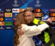 Tot studioul a aplaudat! Moment special în Liga Campionilor: „Sunt mândră de tine, dă-mi o îmbrățișare!”