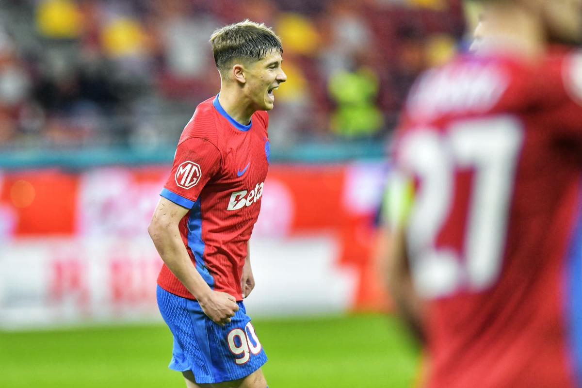 FCSB - Oțelul 4-0 » Roș-albaștrii s-au distrat cu gălățenii: 4 goluri într-o repriză