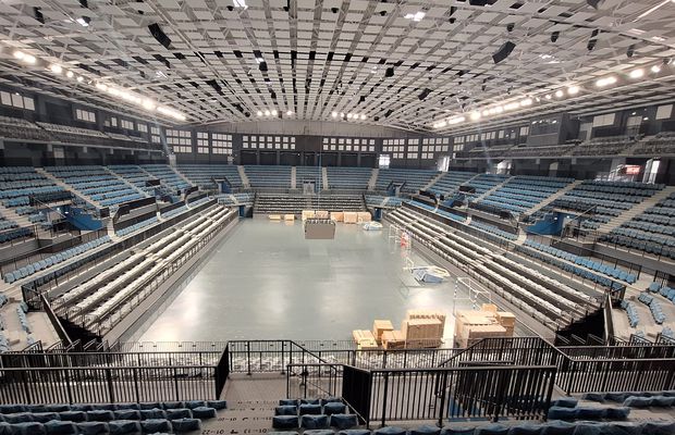 Gazeta a intrat în cea mai spectaculoasă Polivalentă din Moldova: „O experiență stelară!” + Sala de 35 de milioane de euro e finalizată 99,9%