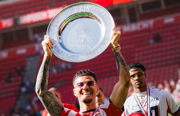 Campion în primul sezon la PSV, Dennis Man a fost analizat la sânge: „Nu a impresionat mereu”