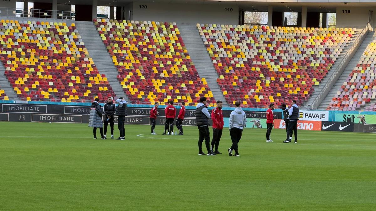 FCSB - Oțelul, imagini înainte de meci