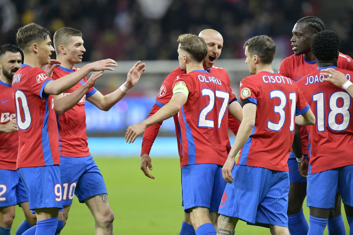 Darius Olaru, 3 contribuții decisive în FCSB - Oțelul: „Probabil cea mai bună repriză din acest sezon”