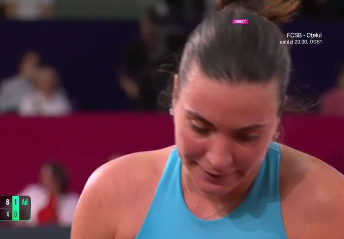 Gabriela Ruse, răbufnire în semifinala de la Linz » A țipat pe teren: „Nimic nu face, nimic!”
