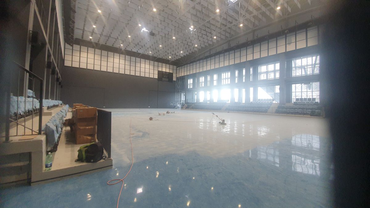 Gazeta a intrat în cea mai spectaculoasă Polivalentă din Moldova: „O experiență stelară!” + Sala de 35 de milioane de euro e finalizată 99,9%