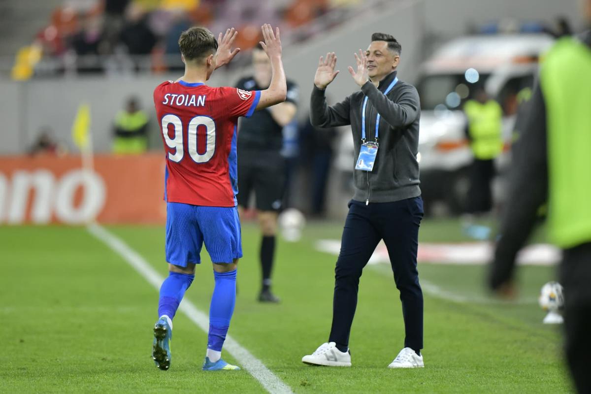 FCSB - Oțelul 4-0 » Roș-albaștrii s-au distrat cu gălățenii: 4 goluri într-o repriză