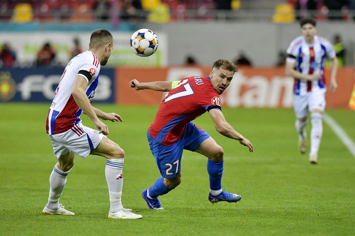 FCSB - Oțelul 4-0 » Roș-albaștrii s-au distrat cu gălățenii: 4 goluri într-o repriză