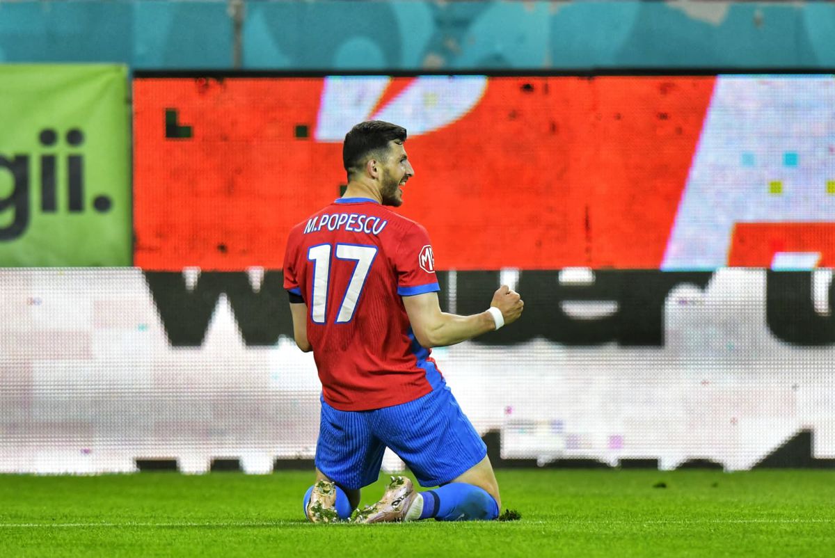 Mihai Popescu, gol la prima titularizare după 6 luni pentru FCSB