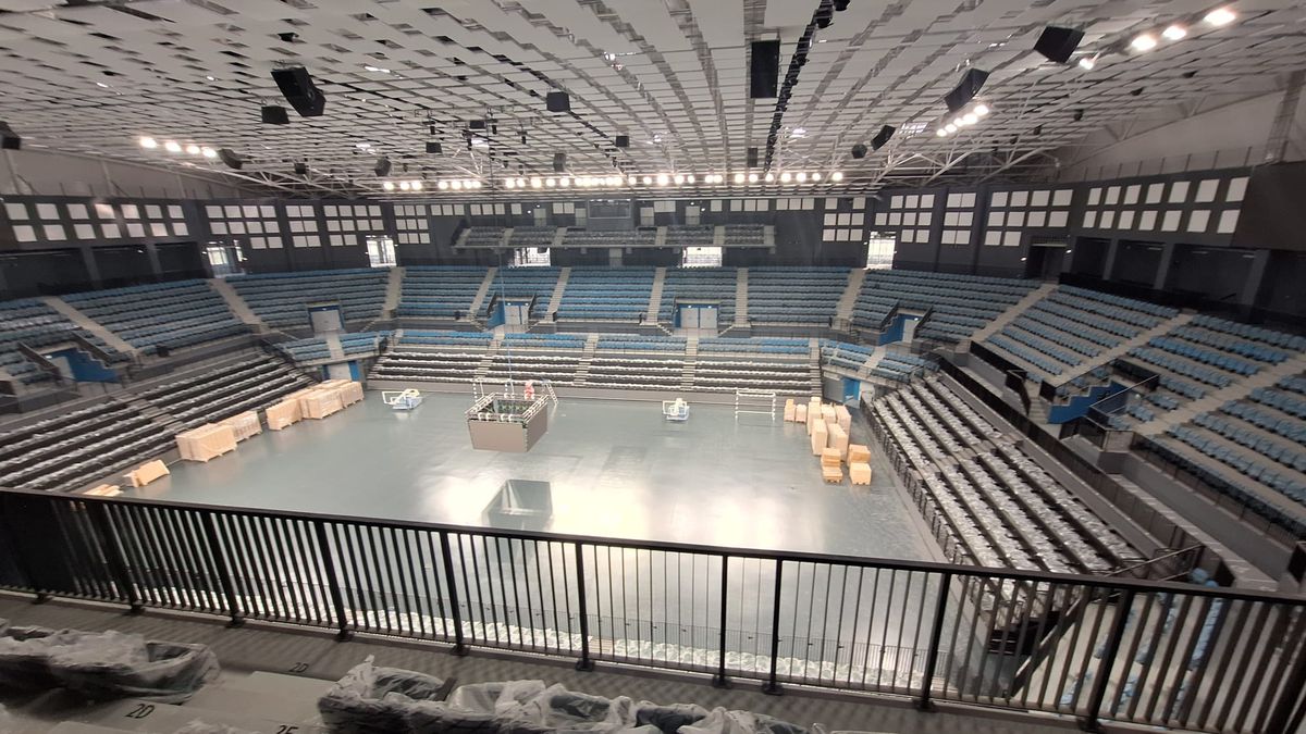 Gazeta a intrat în cea mai spectaculoasă Polivalentă din Moldova: „O experiență stelară!” + Sala de 35 de milioane de euro e finalizată 99,9%