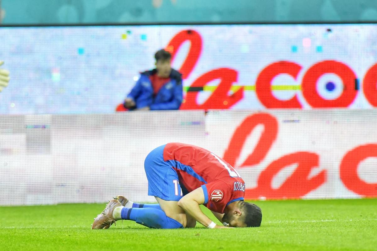 FCSB - Oțelul 4-0 » Roș-albaștrii s-au distrat cu gălățenii: 4 goluri într-o repriză