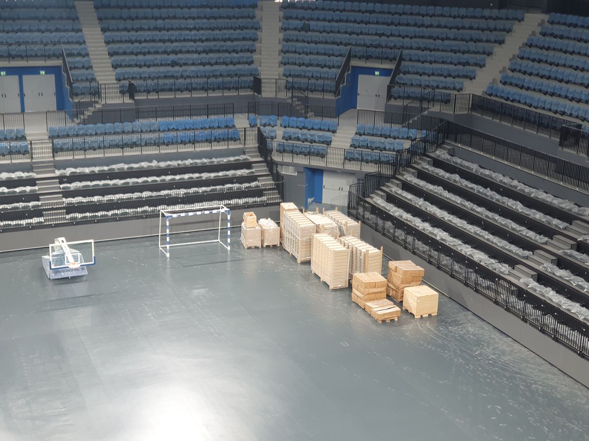 Gazeta a intrat în cea mai spectaculoasă Polivalentă din Moldova: „O experiență stelară!” + Sala de 35 de milioane de euro e finalizată 99,9%