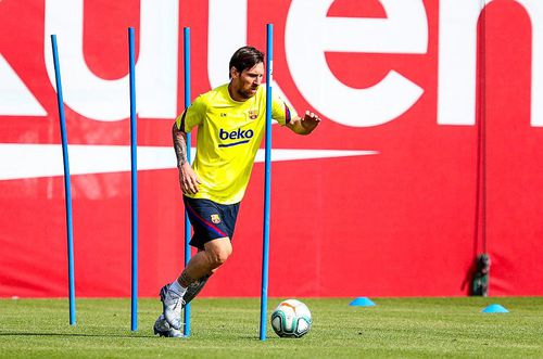 Leo Messi a revenit la antrenamentele Barcelonei // FOTO: facebook.com/fcbarcelona/
