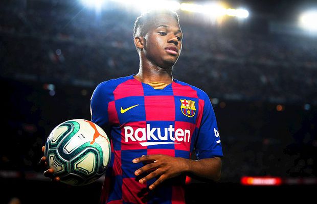 Ansu Fati, starul de la Barcelona, a primit un card cu un potențial excelent la FIFA 20. Cât costă