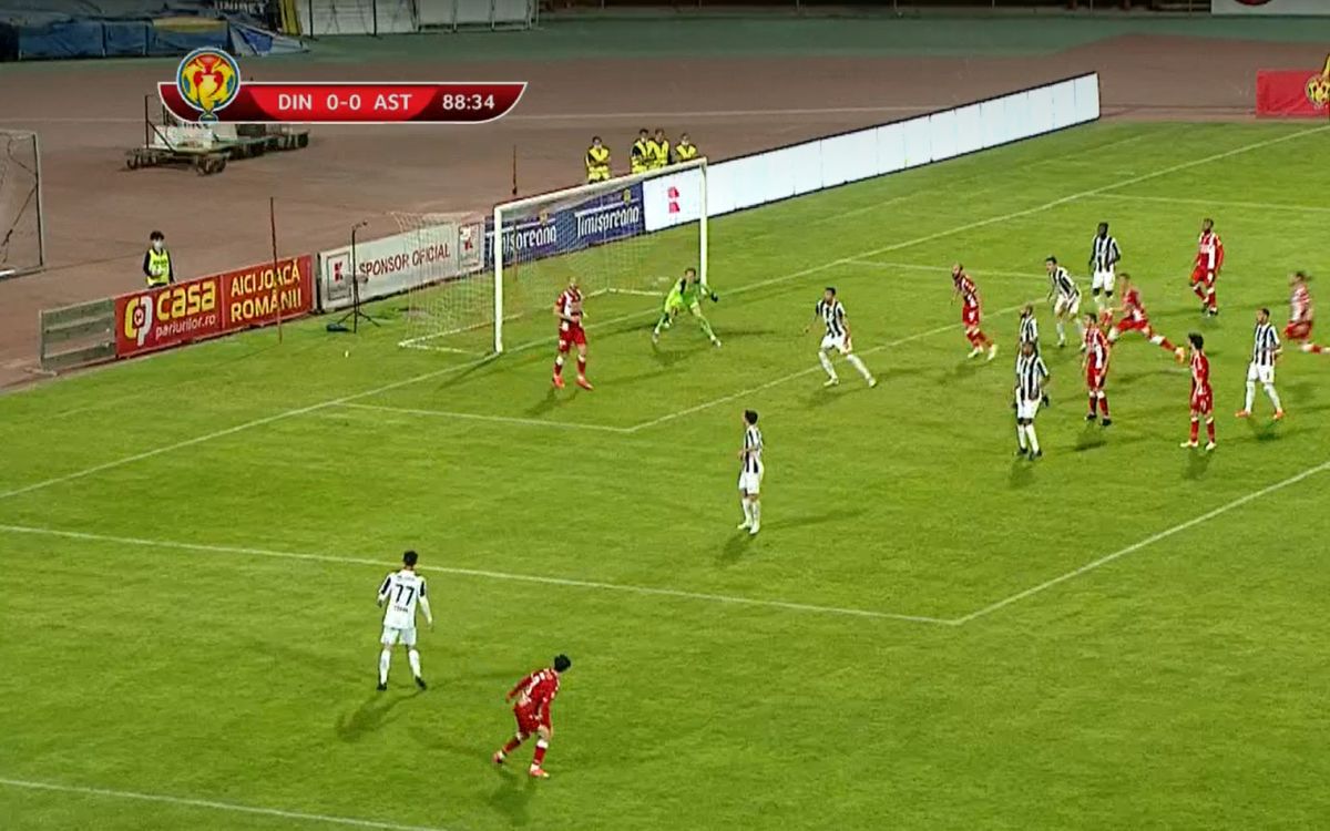 Andrei Radu, eurogol în Dinamo - Astra!