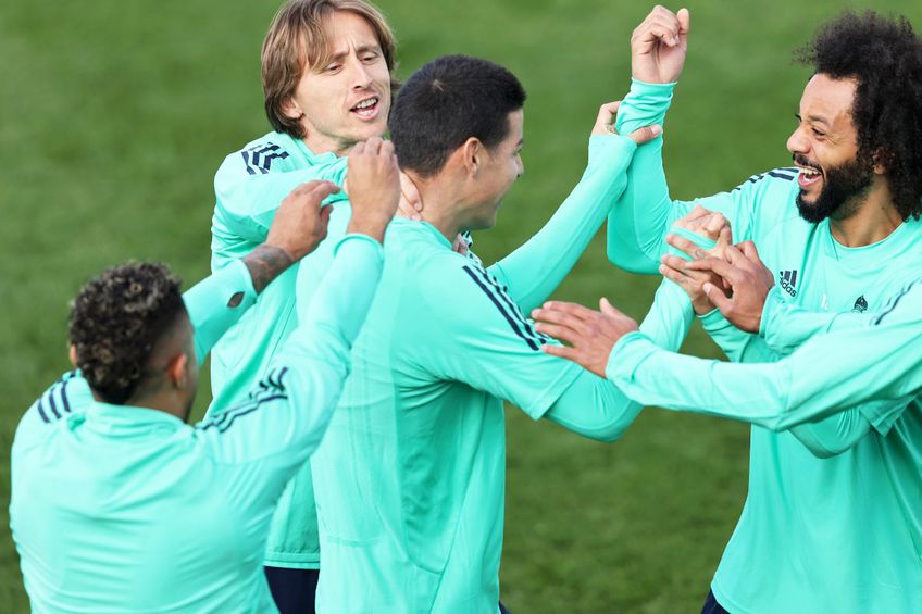 James Rodriguez, „urecheat” în timpul unui antrenament din perioada Real Madrid // foto: Guliver/gettyimages