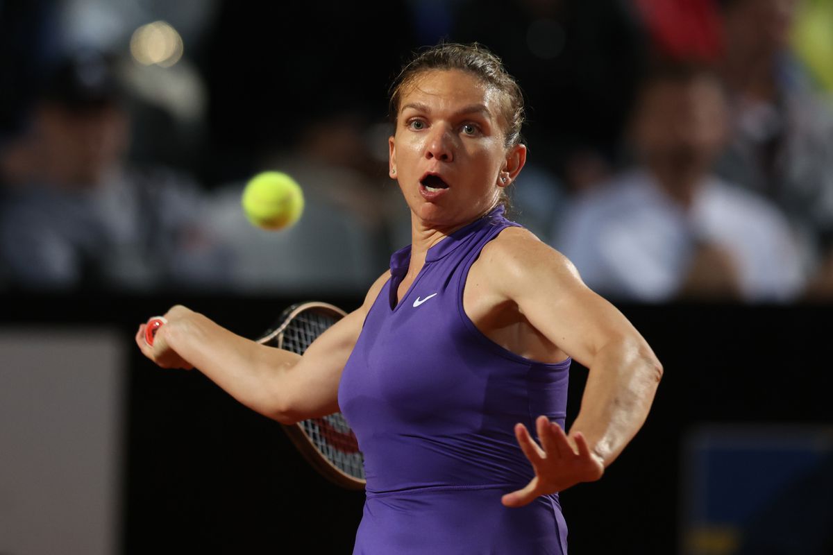 Simona Halep, eliminată în turul 2 de la Roma » Collins s-a impus în două seturi