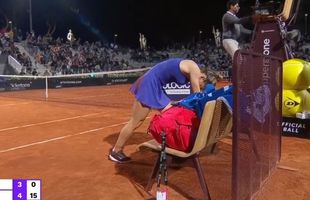 Simona Halep, sperietură în meciul cu Danielle Collins » Căzătura care a amuțit întreaga audiență